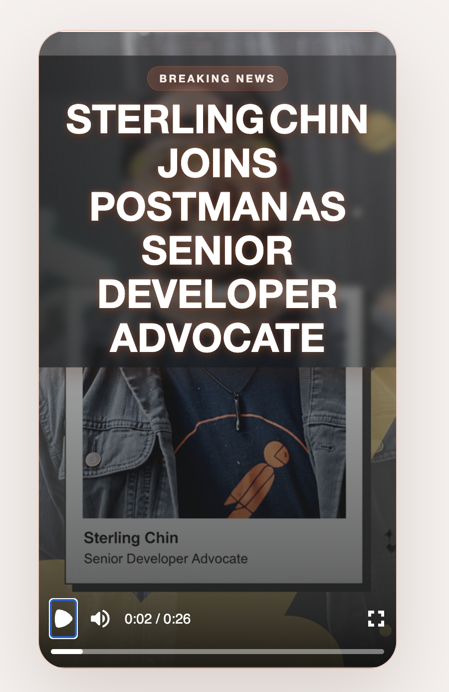 Example Welcome Video