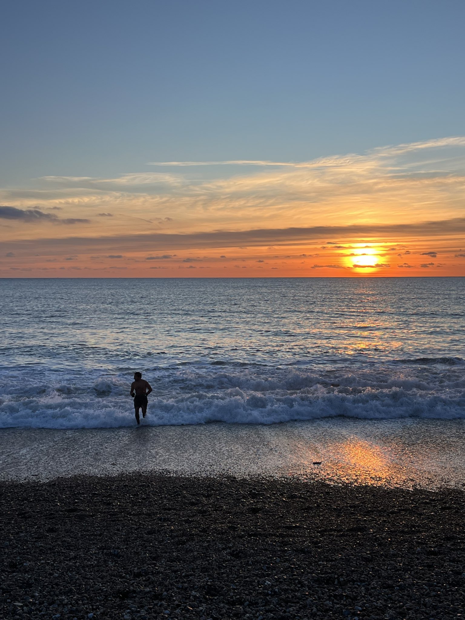 "Why are you swimming in January"